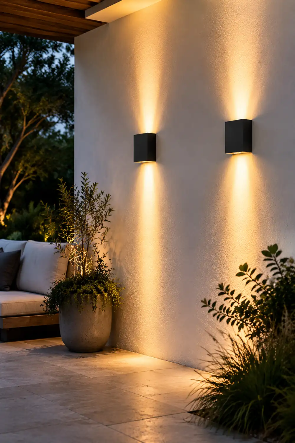Rectangular Waterproof Up Down Lighting Led Modern Wall Washer Lights - Lumpaz