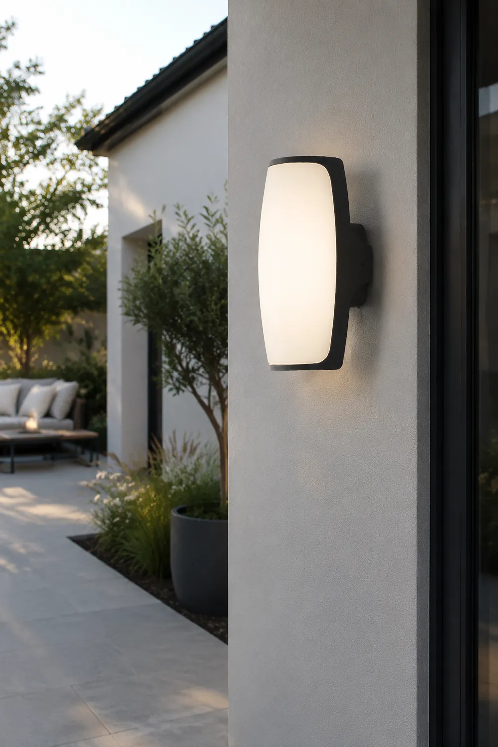 Unique Double-layer Lampshade Waterproof Outdoor LED Wall Lamp for Villa Courtyard Balcony - Lumpaz