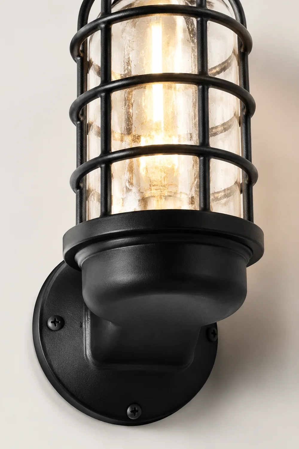 Retro Cage Shape LED 4w Waterproof American-style Outdoor Wall Lamp - Lumpaz