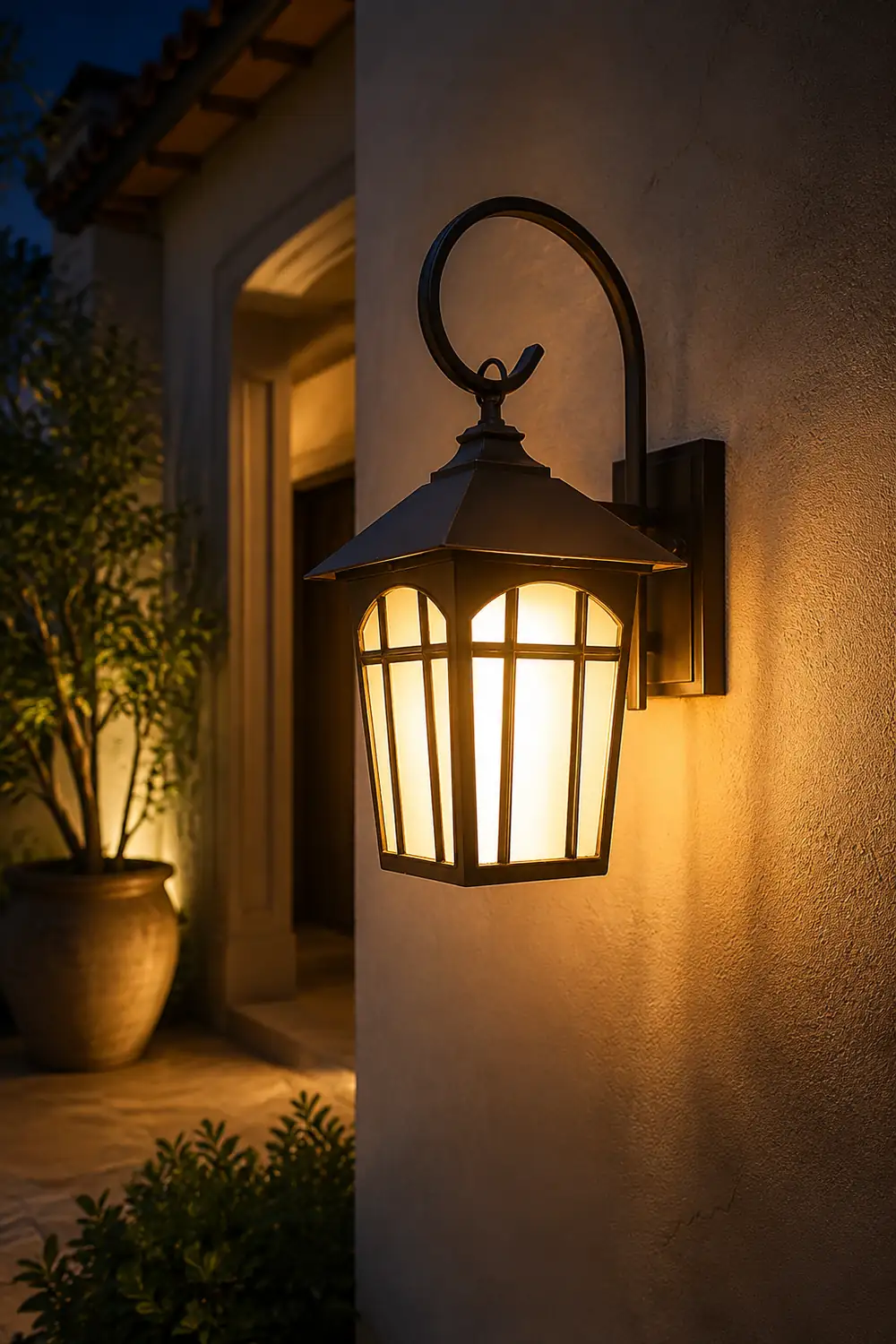 Retro Waterproof Iron Glass Modern Outdoor Wall Lights Wall Sconces Lighting - Lumpaz
