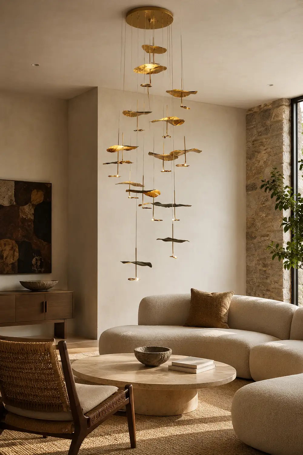 Lotus Leaf Chandelier - Lumpaz