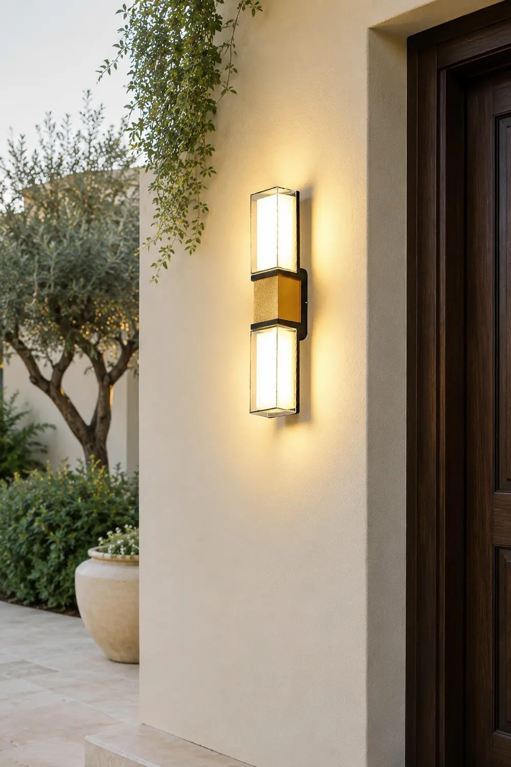 Creative Up and Down Lights Waterproof LED Wall Sconces Outdoor Wall Lights - Lumpaz
