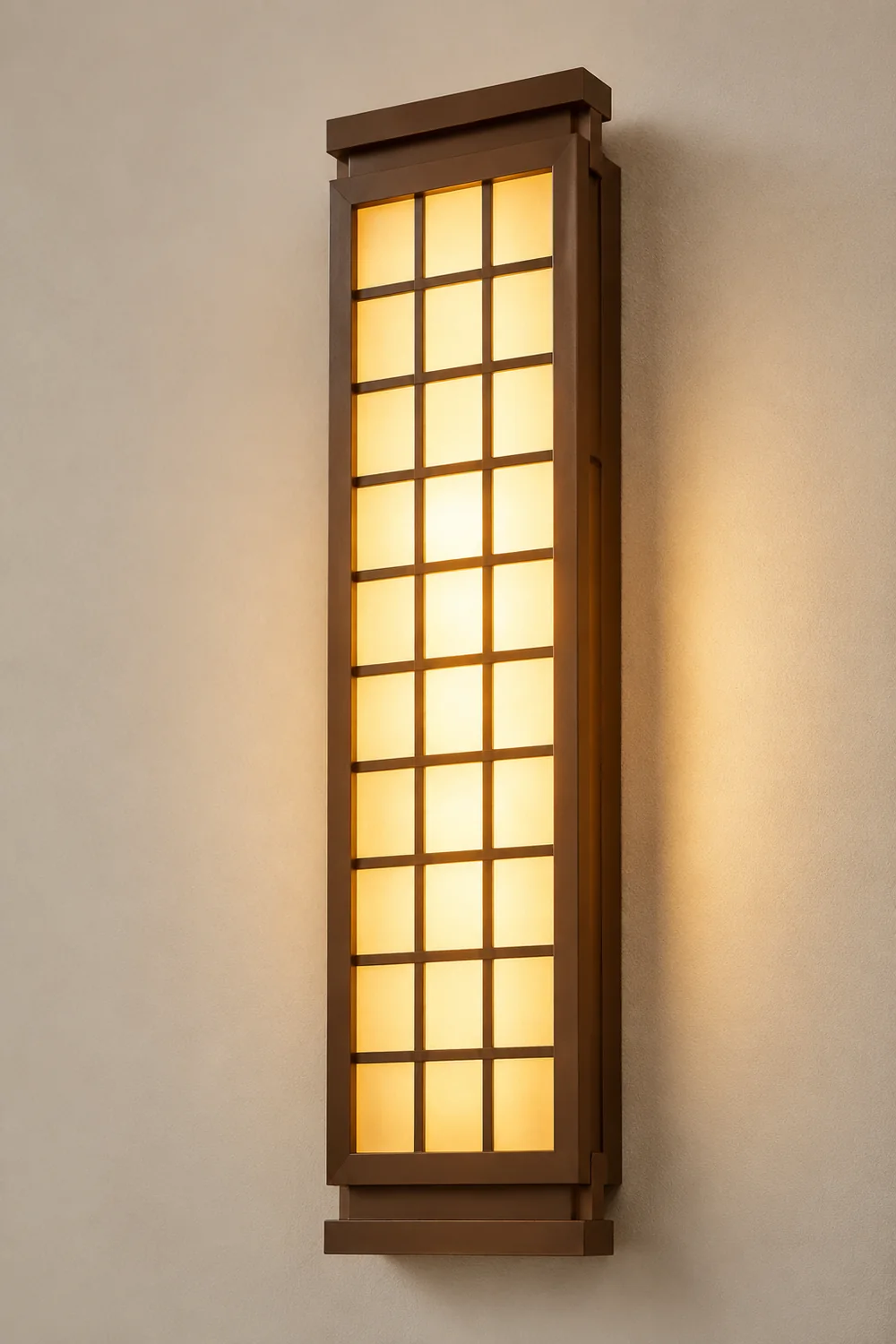Classic Rectangular T5 Waterproof Vintage Outdoor Wall Lights Fixture - Lumpaz