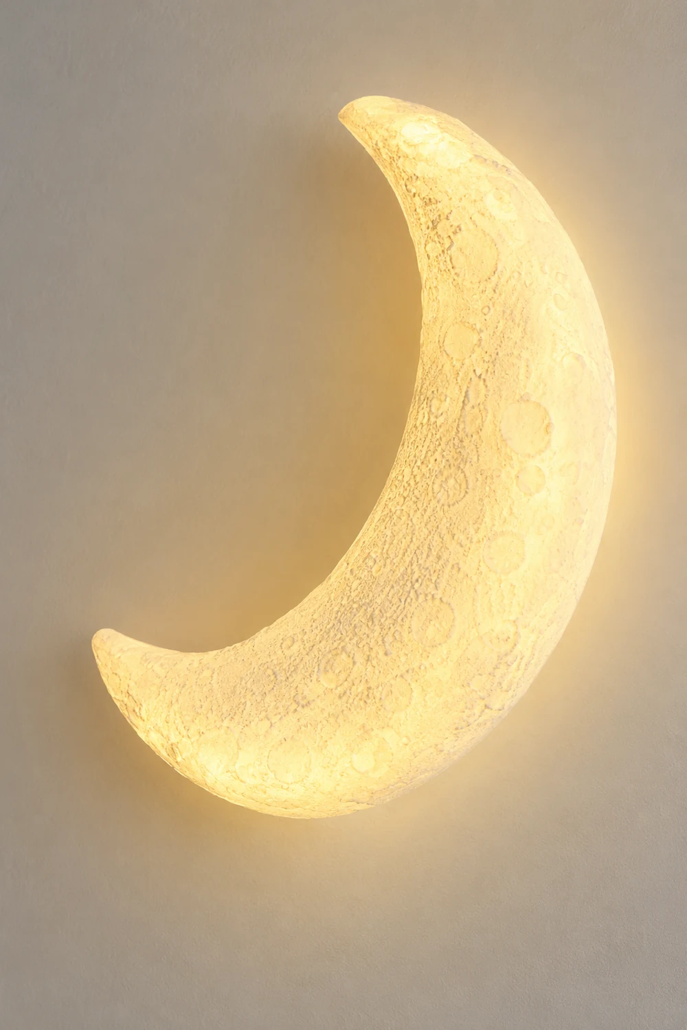 Creative Resin Moon Waterproof LED Modern Outdoor Wall Sconce Lighting - Lumpaz