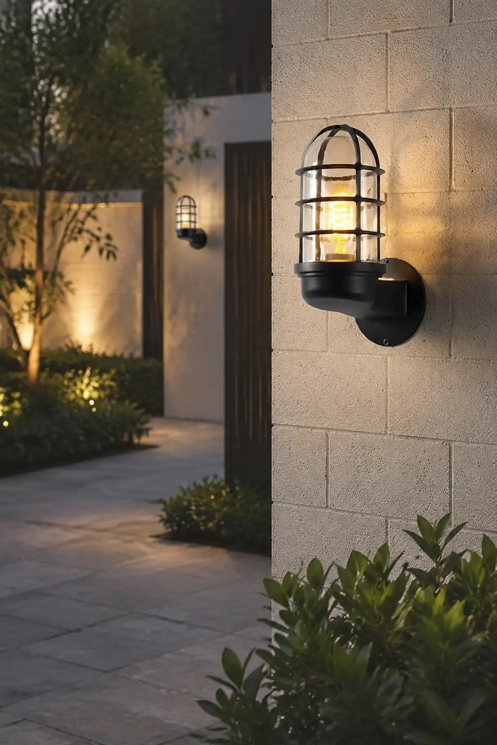 Retro Cage Shape LED 4w Waterproof American-style Outdoor Wall Lamp - Lumpaz