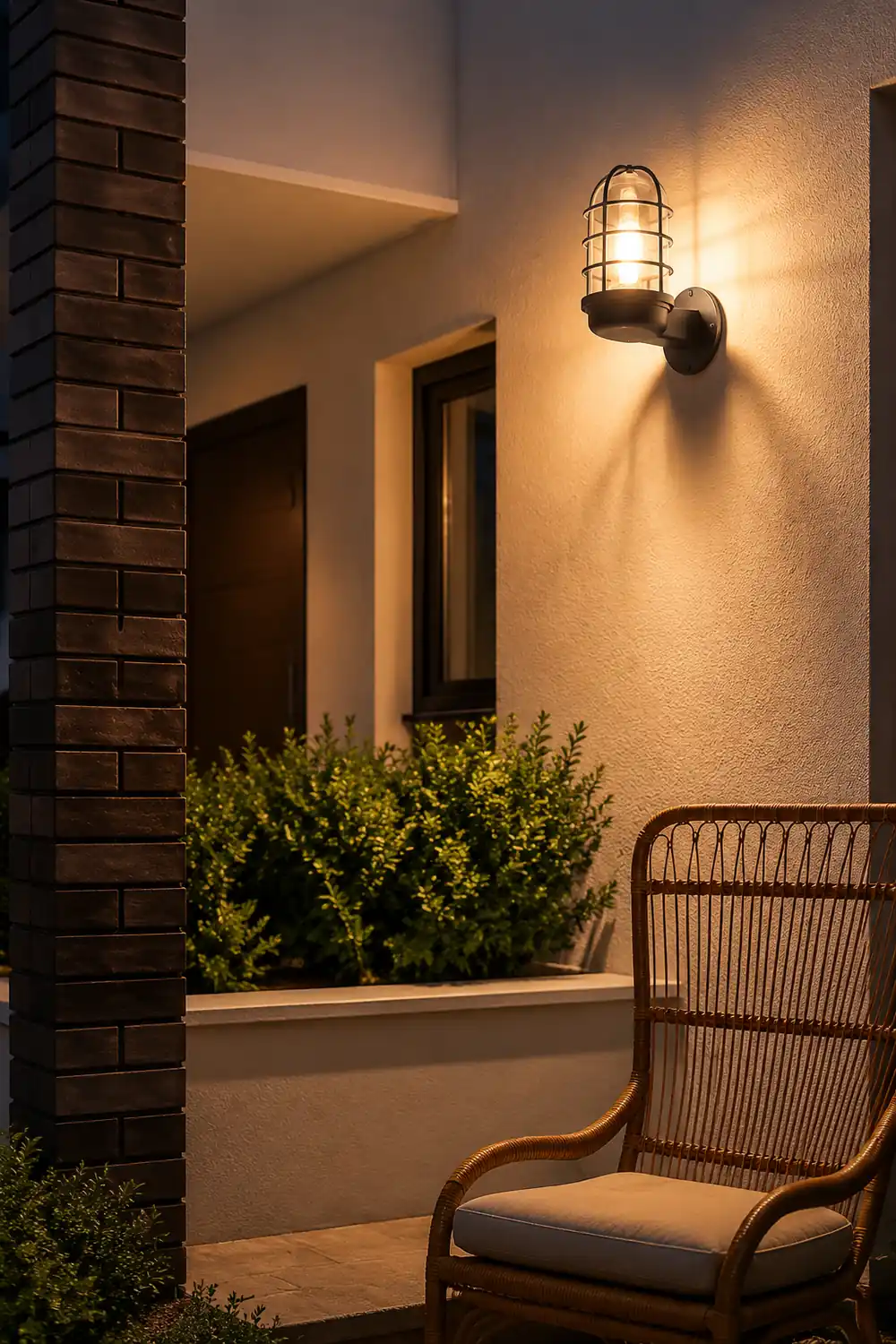 Retro Cage Shape LED 4w Waterproof American-style Outdoor Wall Lamp - Lumpaz