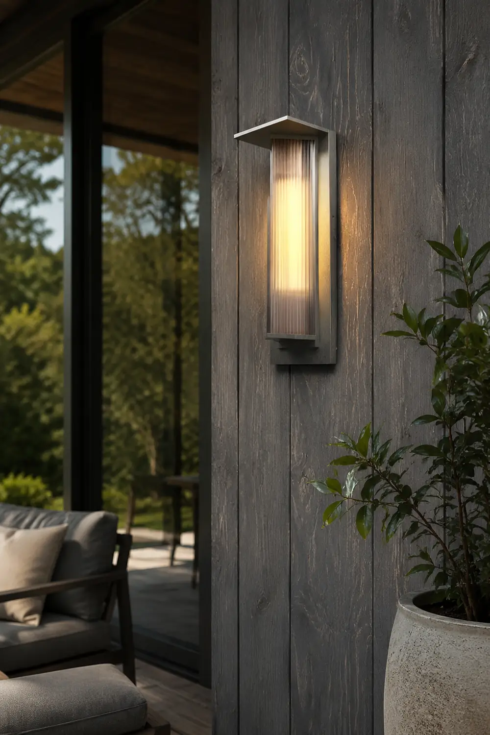Waterproof LED Solar Vintage Outdoor Wall Light Fixture Wall Lamp - Lumpaz