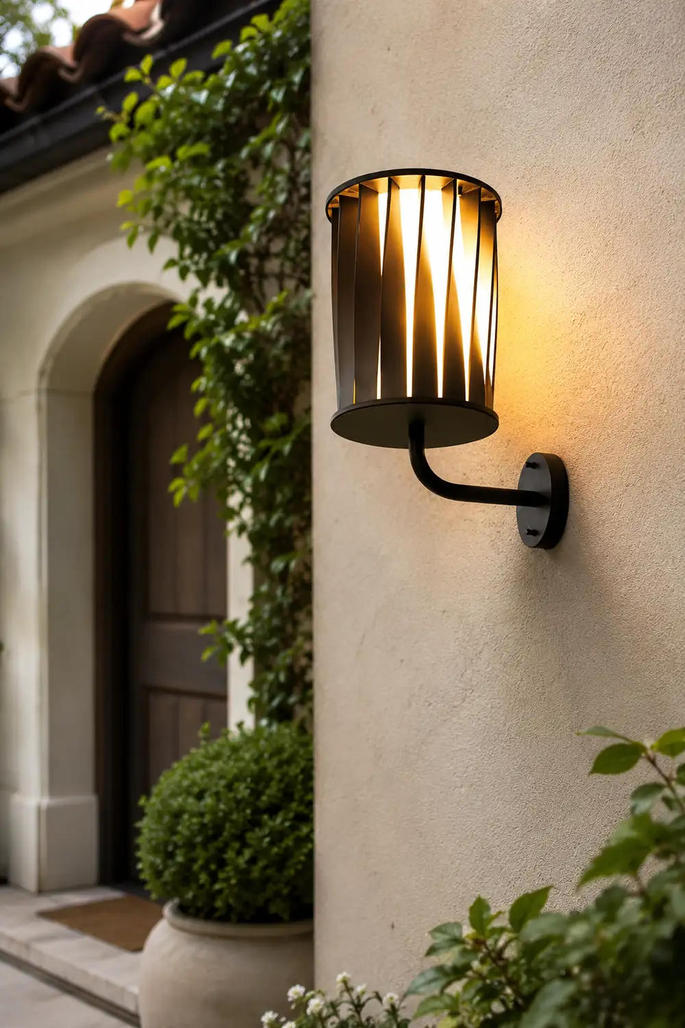 Creative Twisted Waterproof LED Modern Outdoor Wall Lamp Plug in Wall Lights - Lumpaz