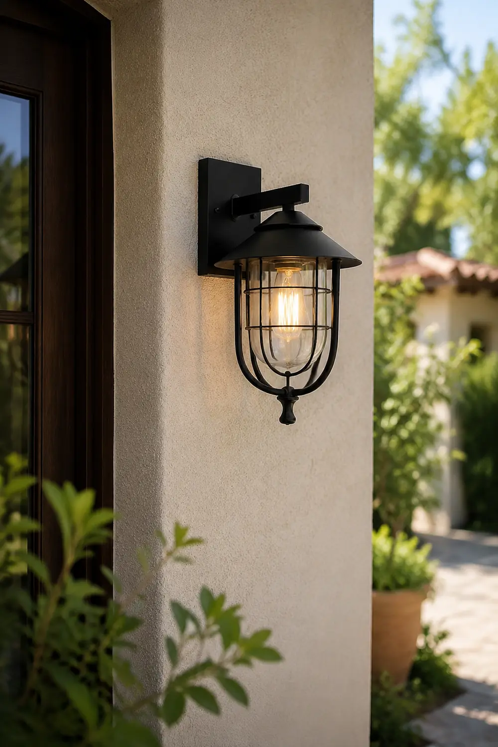 Vintage Industrial Style Outdoor Wall Lights Wall Lamp Wall Sconce Lighting - Lumpaz