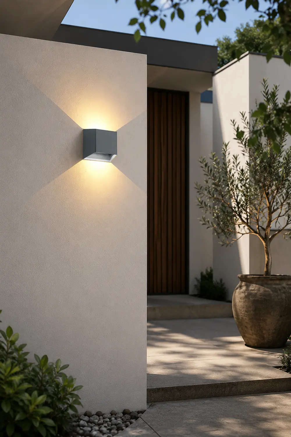 Modern Minimalist Waterproof LED Wall Light for Outdoor Villa Courtyard Garden - Lumpaz