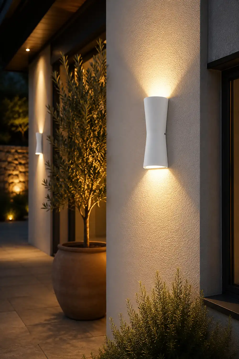 Waterproof LED Up and Down Lights Modern Wall Lamp Wall Washer Light - Lumpaz