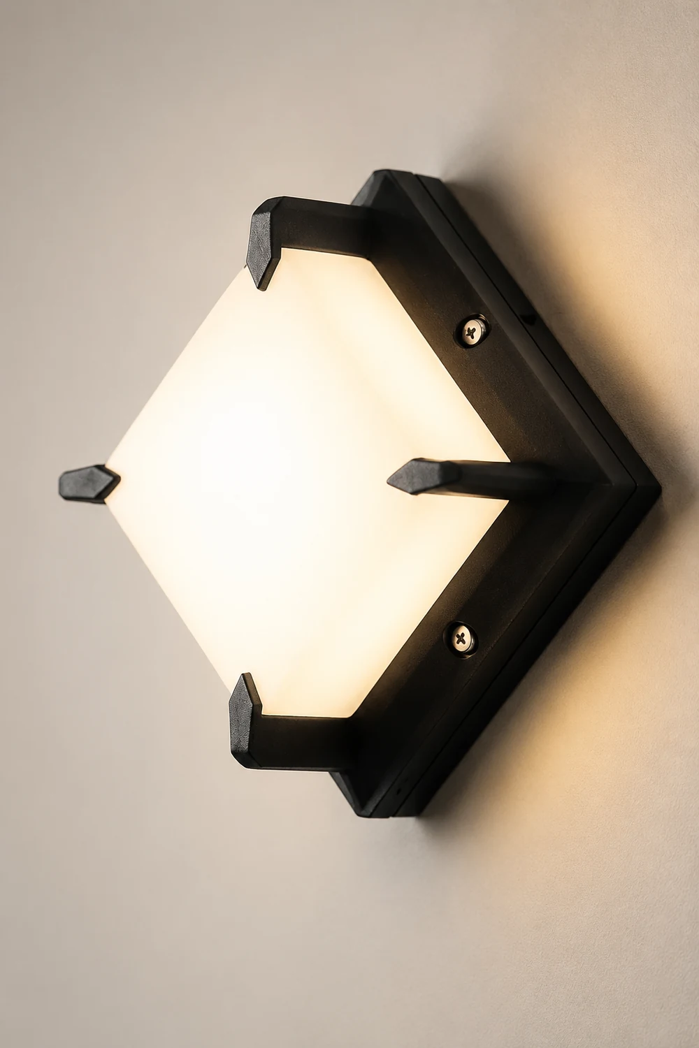 Modern Minimalist Outdoor Waterproof LED Wall Light for Patio Balcony Garden - Lumpaz