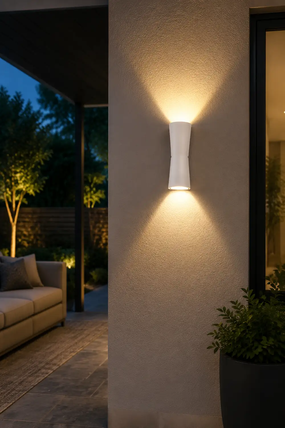 Waterproof LED Up and Down Lights Modern Wall Lamp Wall Washer Light - Lumpaz