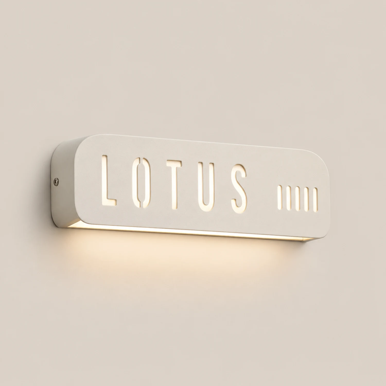 Rectangular Adjustable Waterproof LED Modern Signboard Solar Wall Lamp - Lumpaz