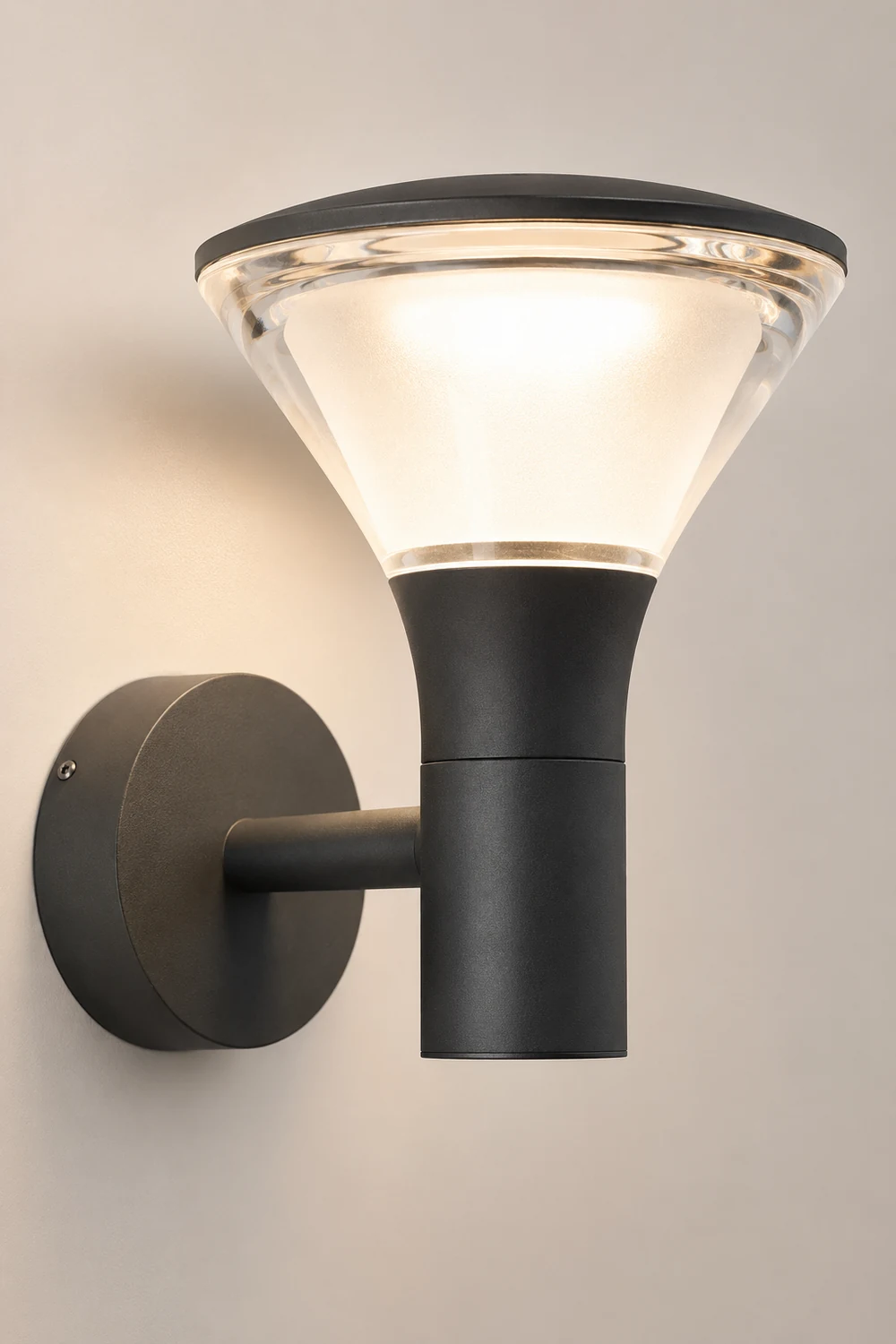 Round LED Waterproof Nordic Sconces Wall Lamp Outdoor Lights Path Lights - Lumpaz