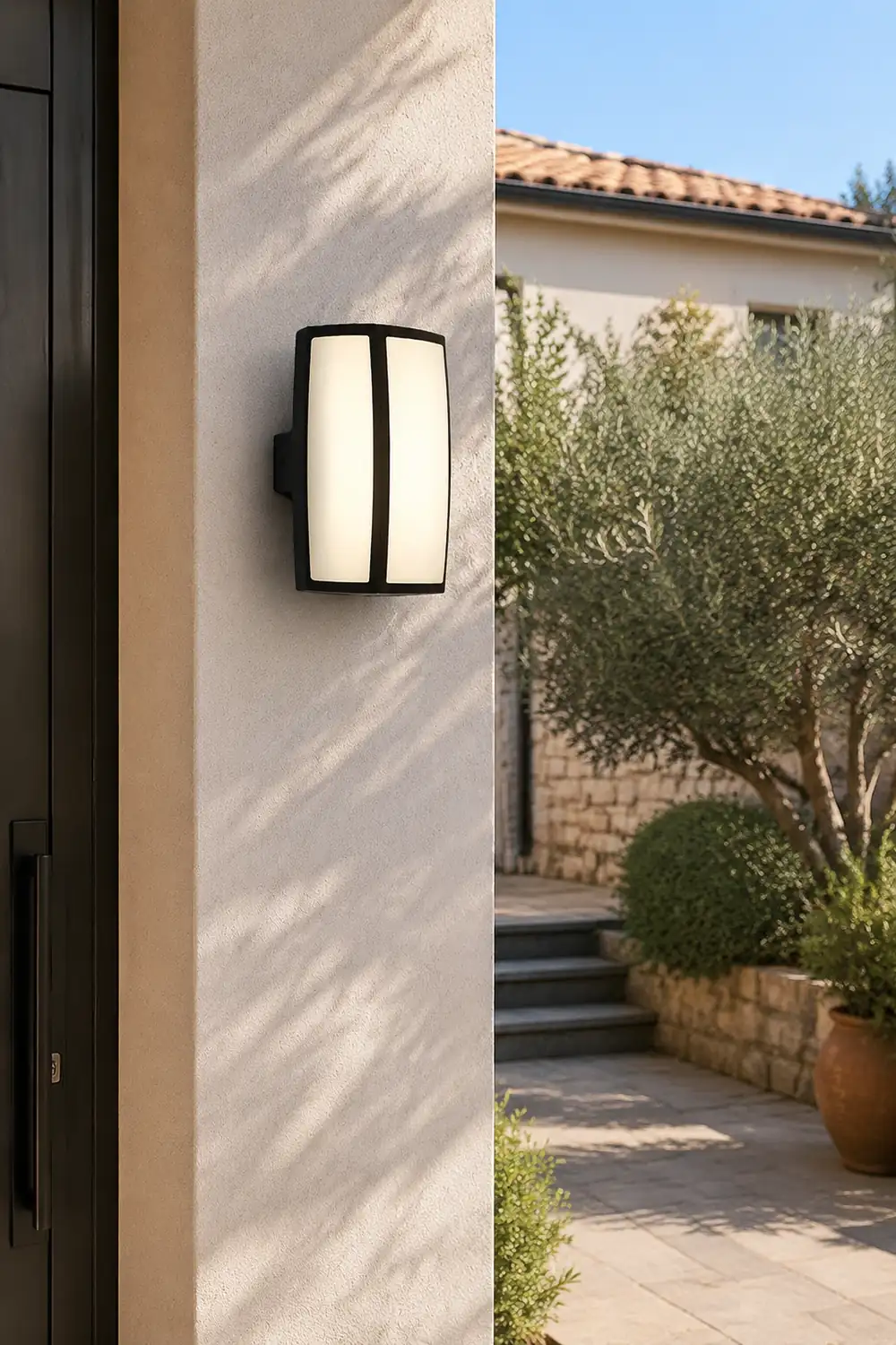 Unique Double-layer Lampshade Waterproof Outdoor LED Wall Lamp for Villa Courtyard Balcony - Lumpaz