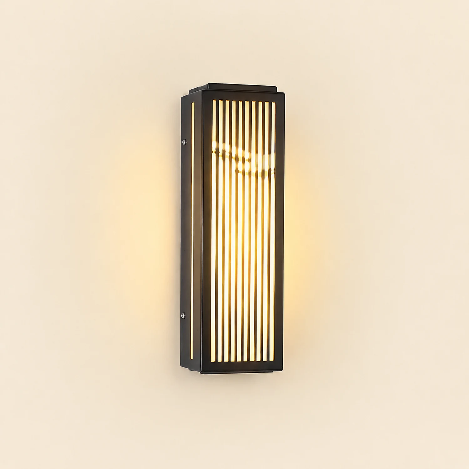 Waterproof Villa Courtyard Gate Unique Hollowed Design Wall Lamp for Outdoor - Lumpaz