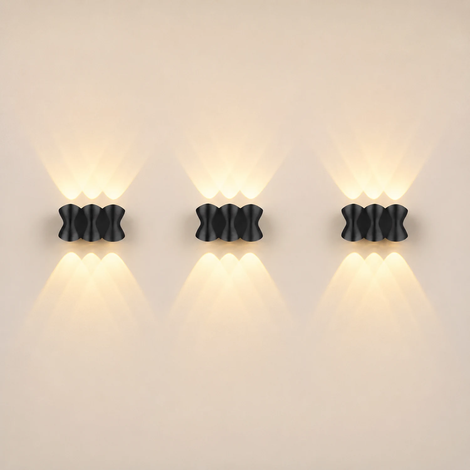 Creative LED Up and Down Lights Waterproof Modern Outdoor Wall Lamp - Lumpaz