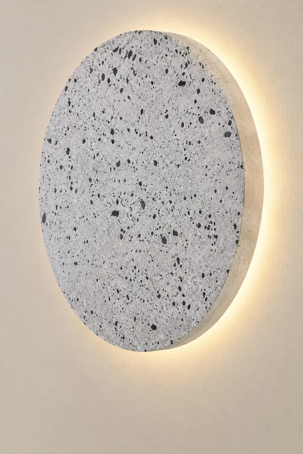 Circular Terrazzo Waterproof Minimalist Outdoor Wall Lights Porch Lights - Lumpaz