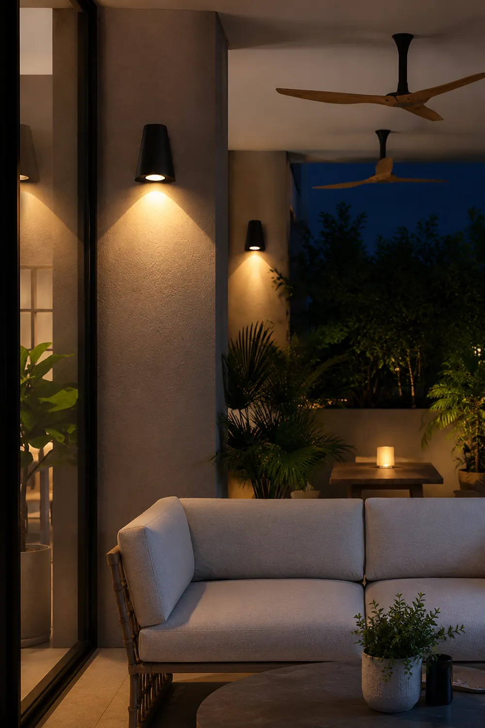 Nordic Minimalist Outdoor LED Waterproof Wall Light for Courtyard Aisle Balcony - Lumpaz