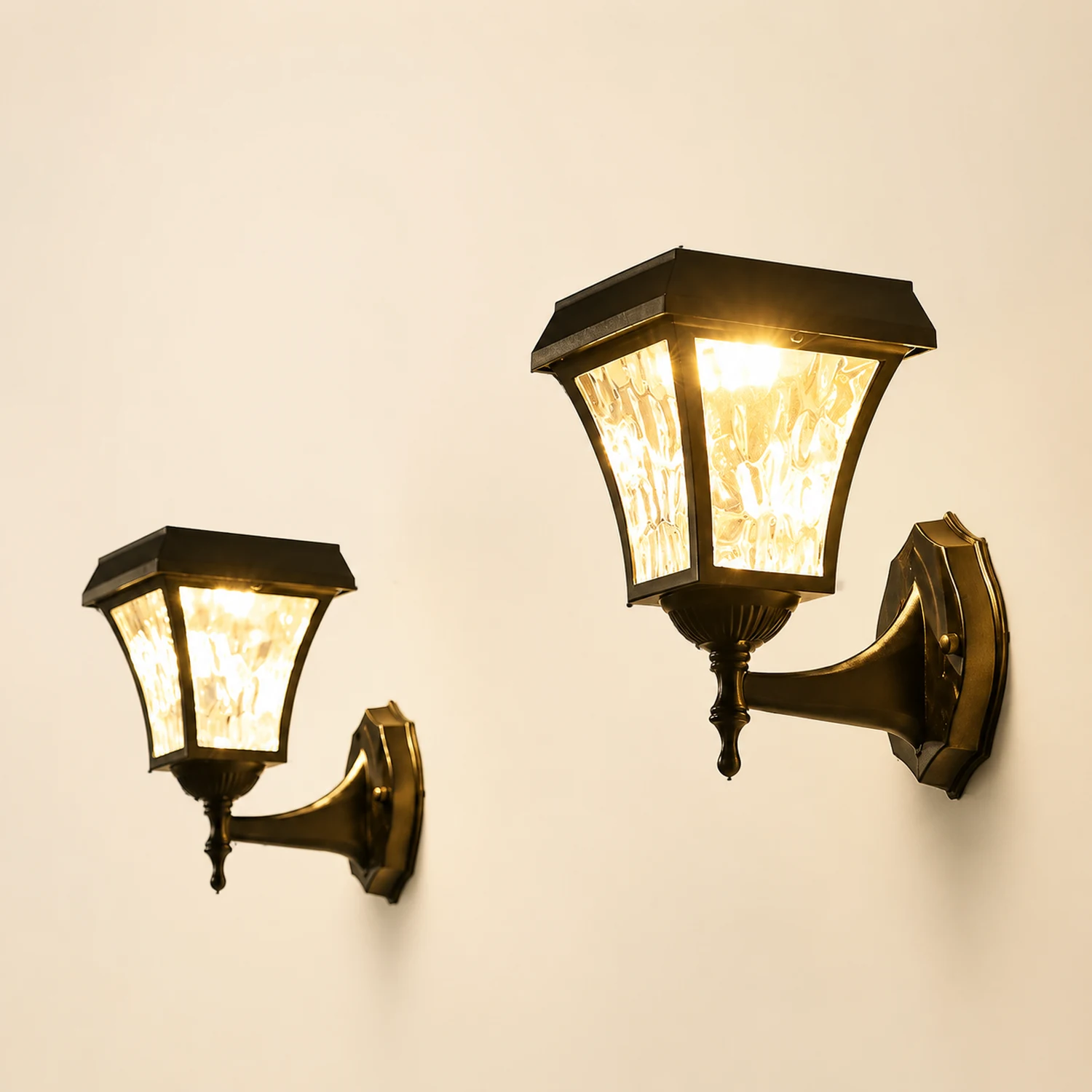 Waterproof LED Smart Touch Switch Modern Outdoor Plug in Wall Sconce Lighting - Lumpaz