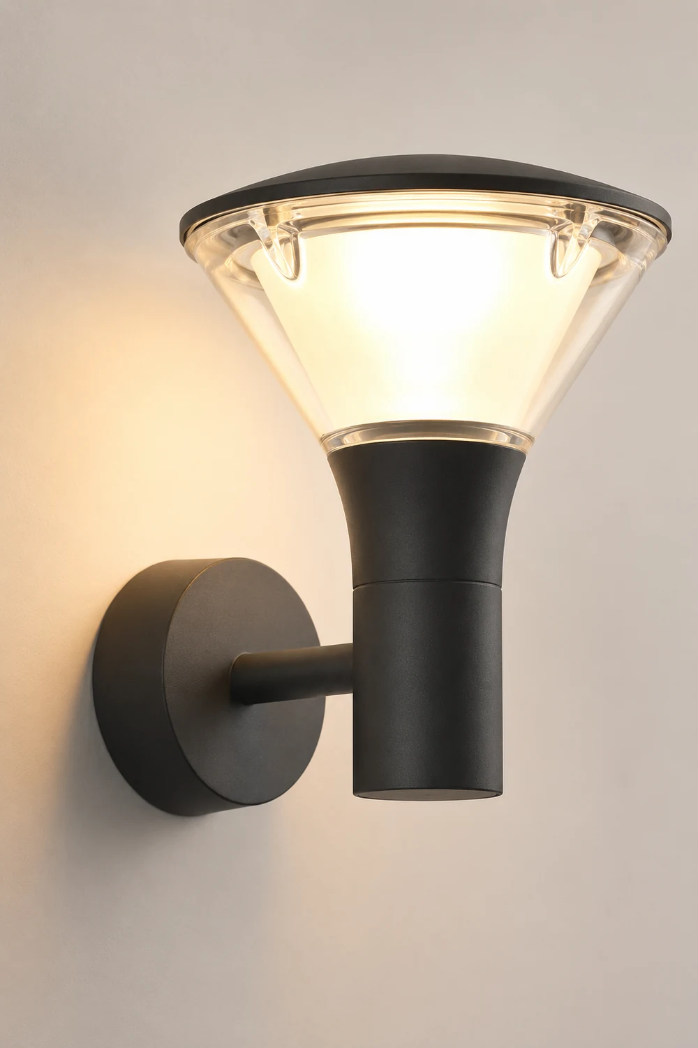 Round LED Waterproof Nordic Sconces Wall Lamp Outdoor Lights Path Lights - Lumpaz