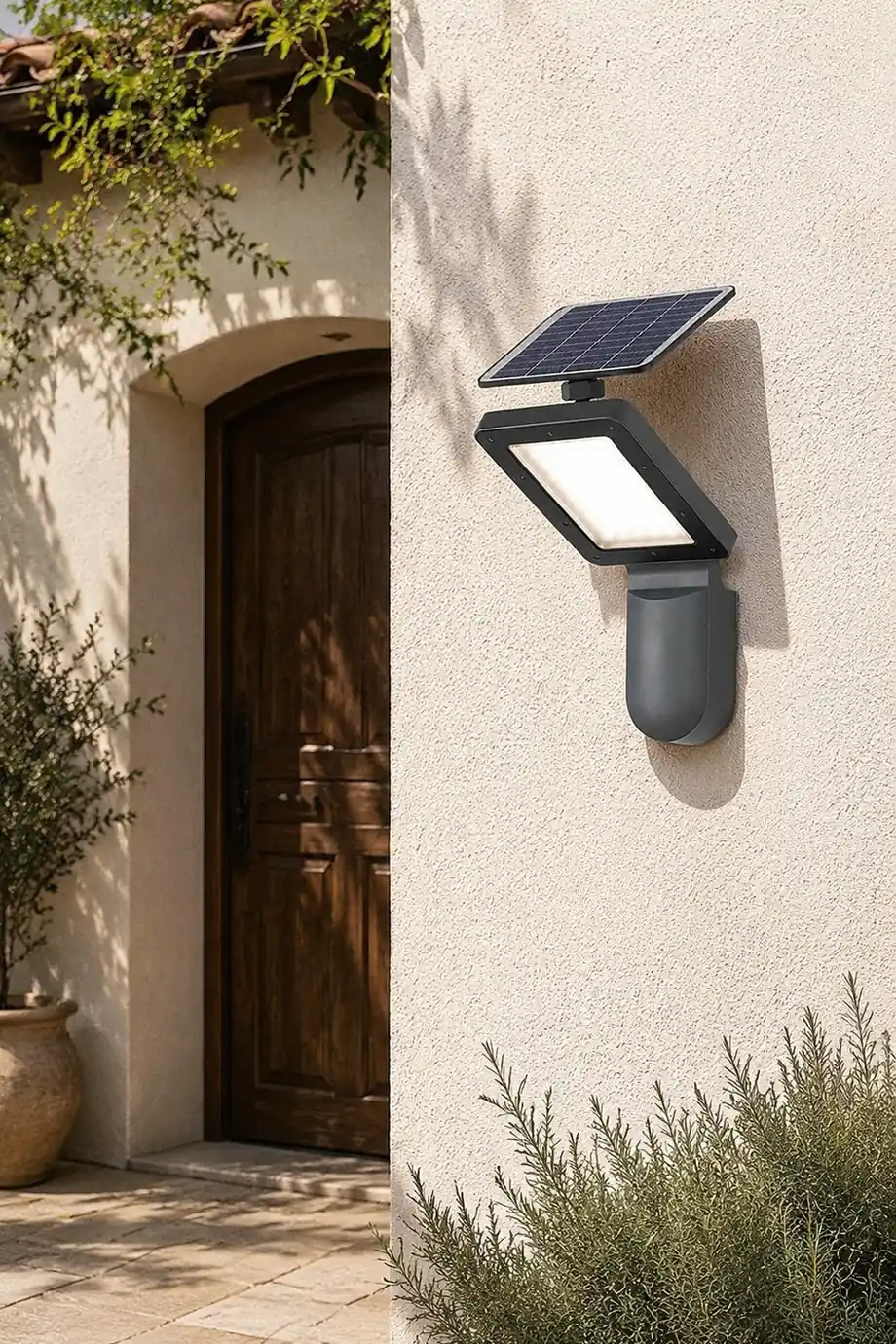 Creative Outdoor Wall Lights Solar Wall Lamp LED Wall Sconce Lighting - Lumpaz