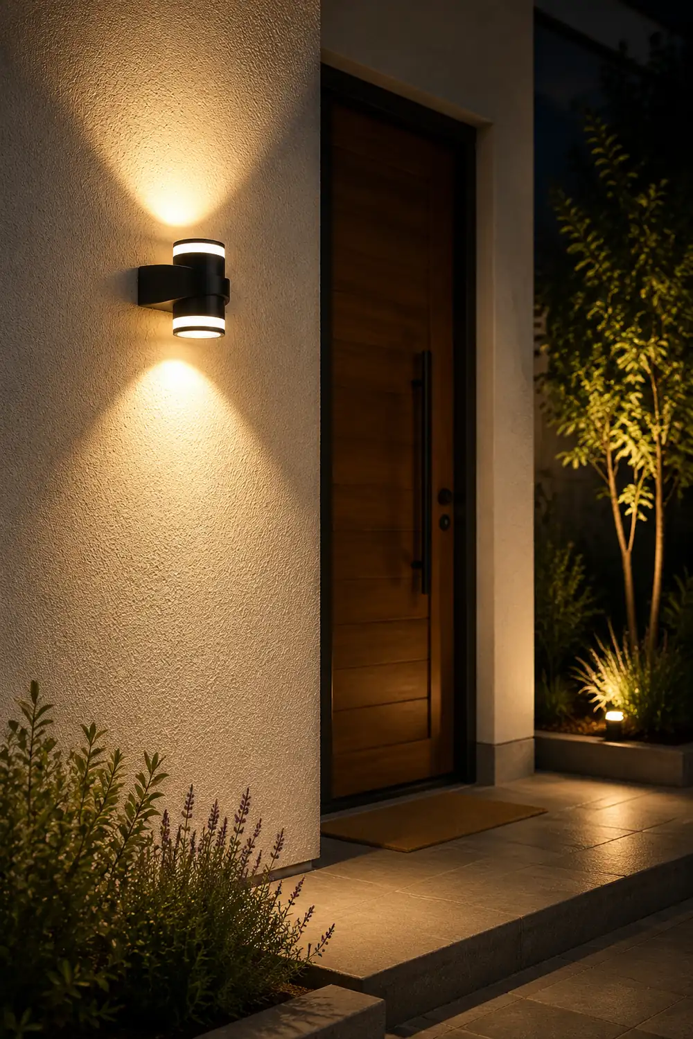 Round Up and Dawn Light LED Waterproof Black Outdoor Wall Washer Lights - Lumpaz