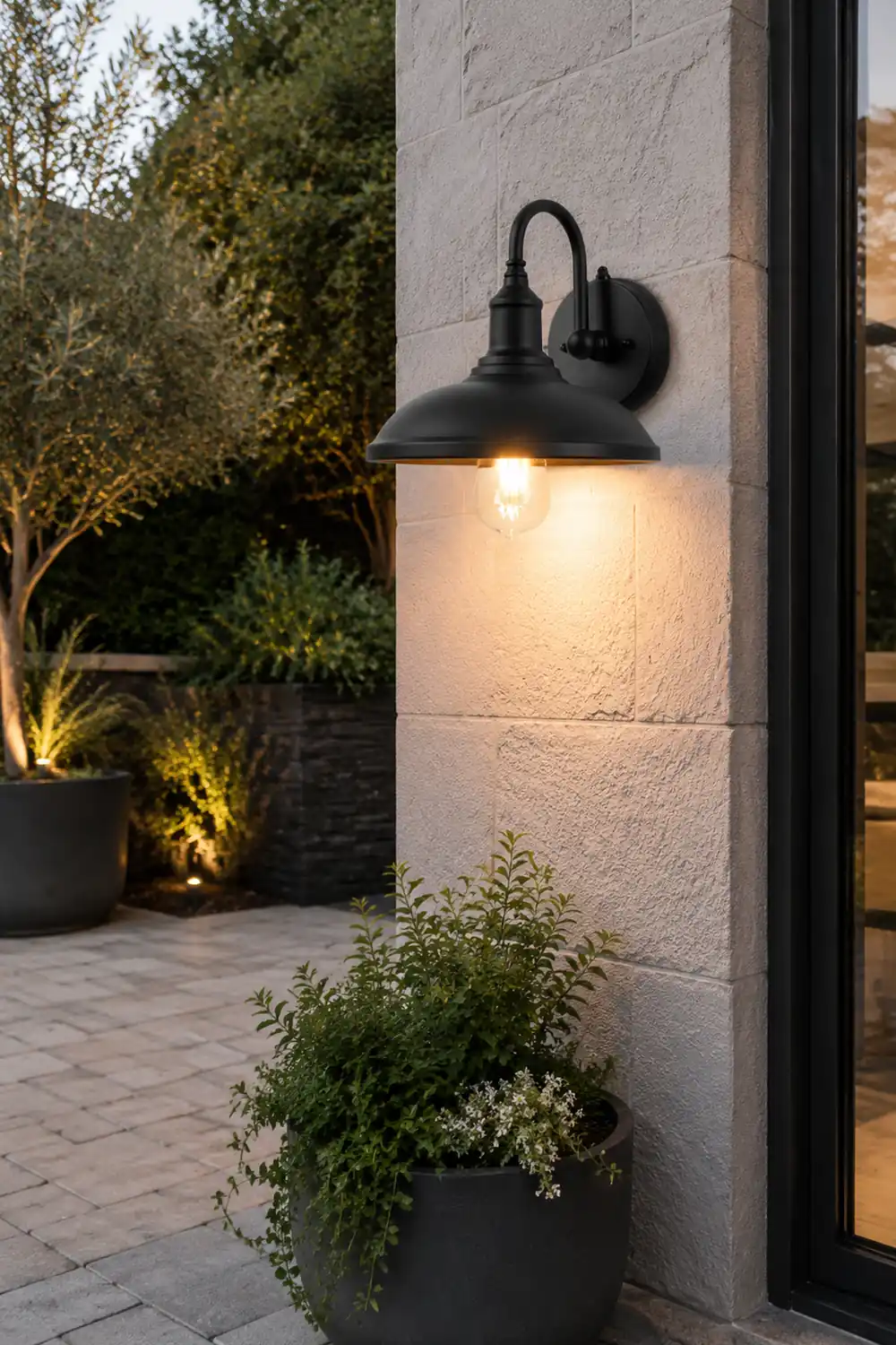 Retro Outdoor Waterproof Induction LED Wall Sconces Balcony Stair Garden Light - Lumpaz