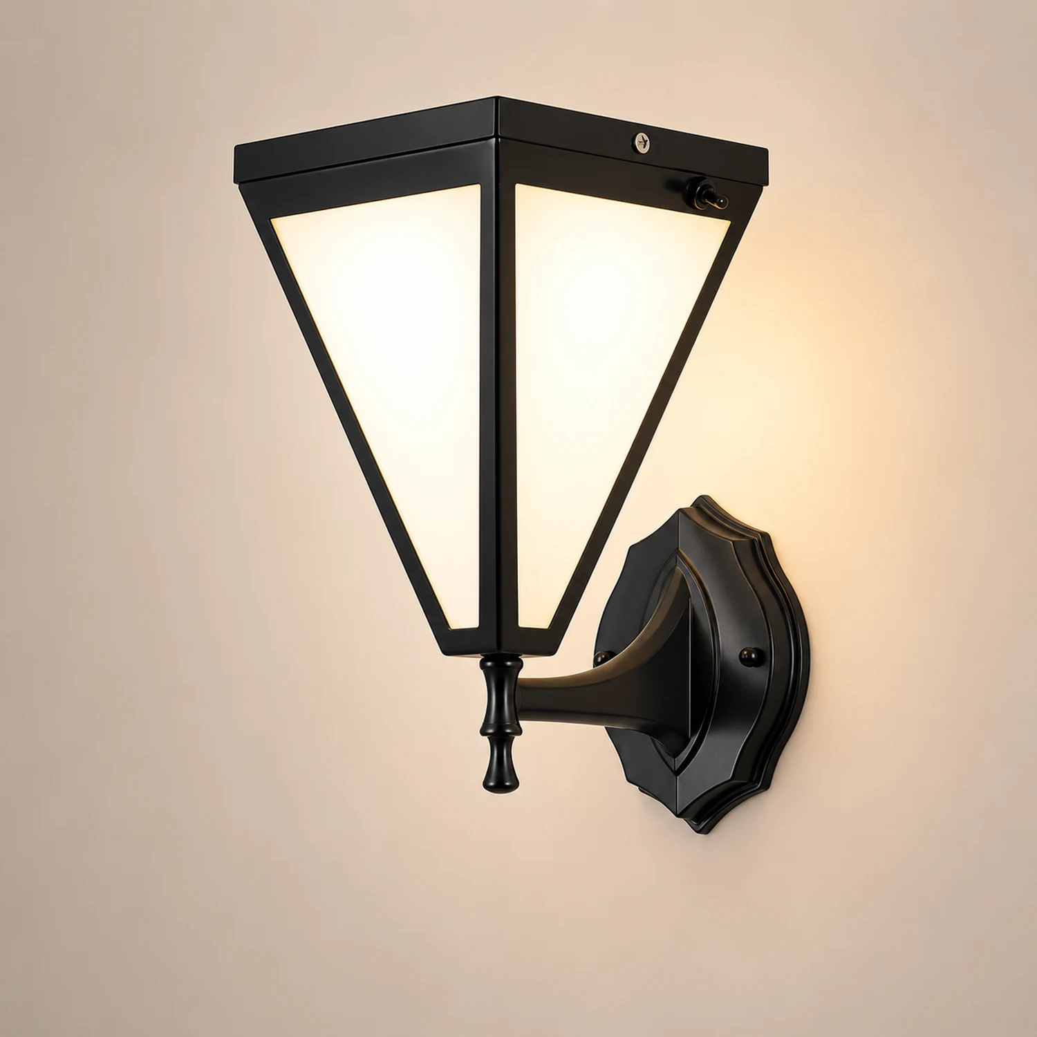 Retro Dimmable LED Waterproof Modern Solar Plug in Wall Sconce Wall Lamp - Lumpaz