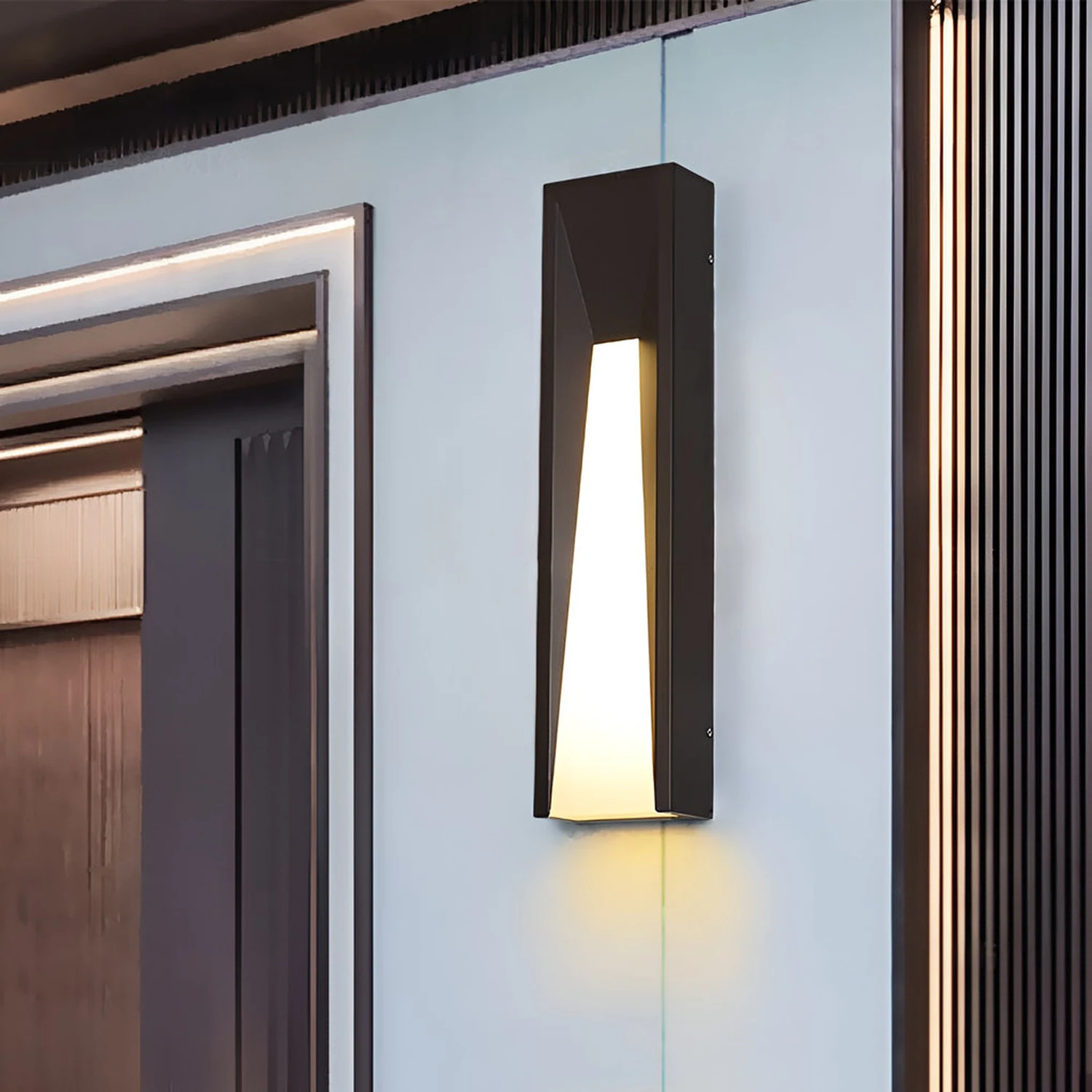 Rectangle 20W LED Waterproof Modern Wall Sconces Lighting Wall Lights Fixture - Lumpaz