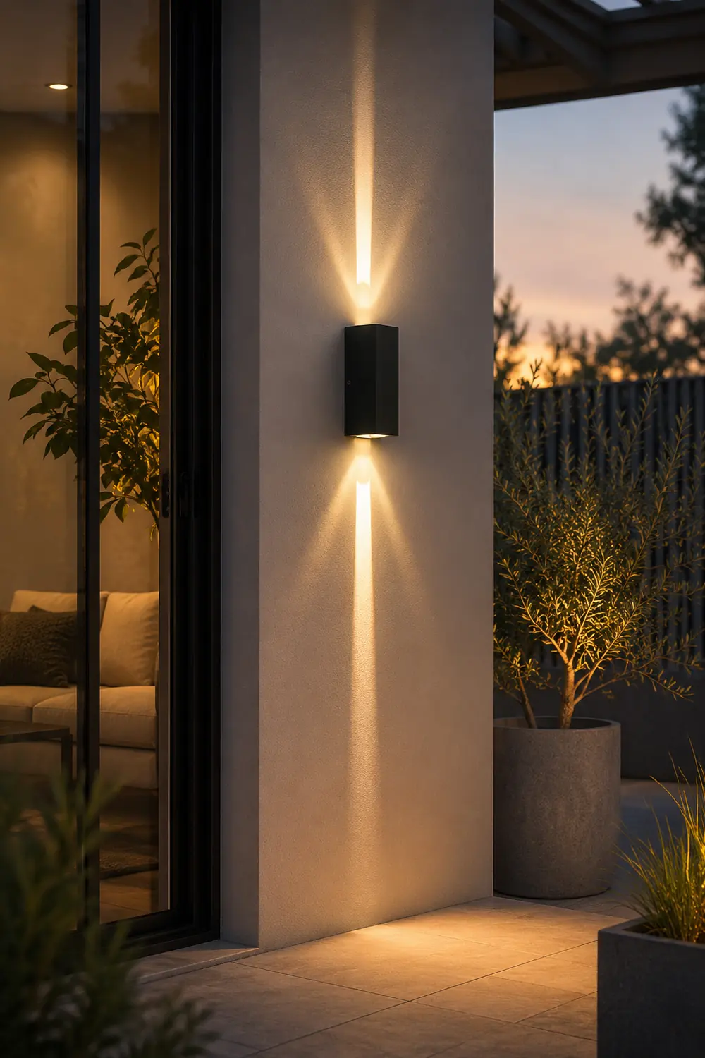 Waterproof Multipurpose Up Down Lighting Spotlight Outdoor Wall Lights - Lumpaz
