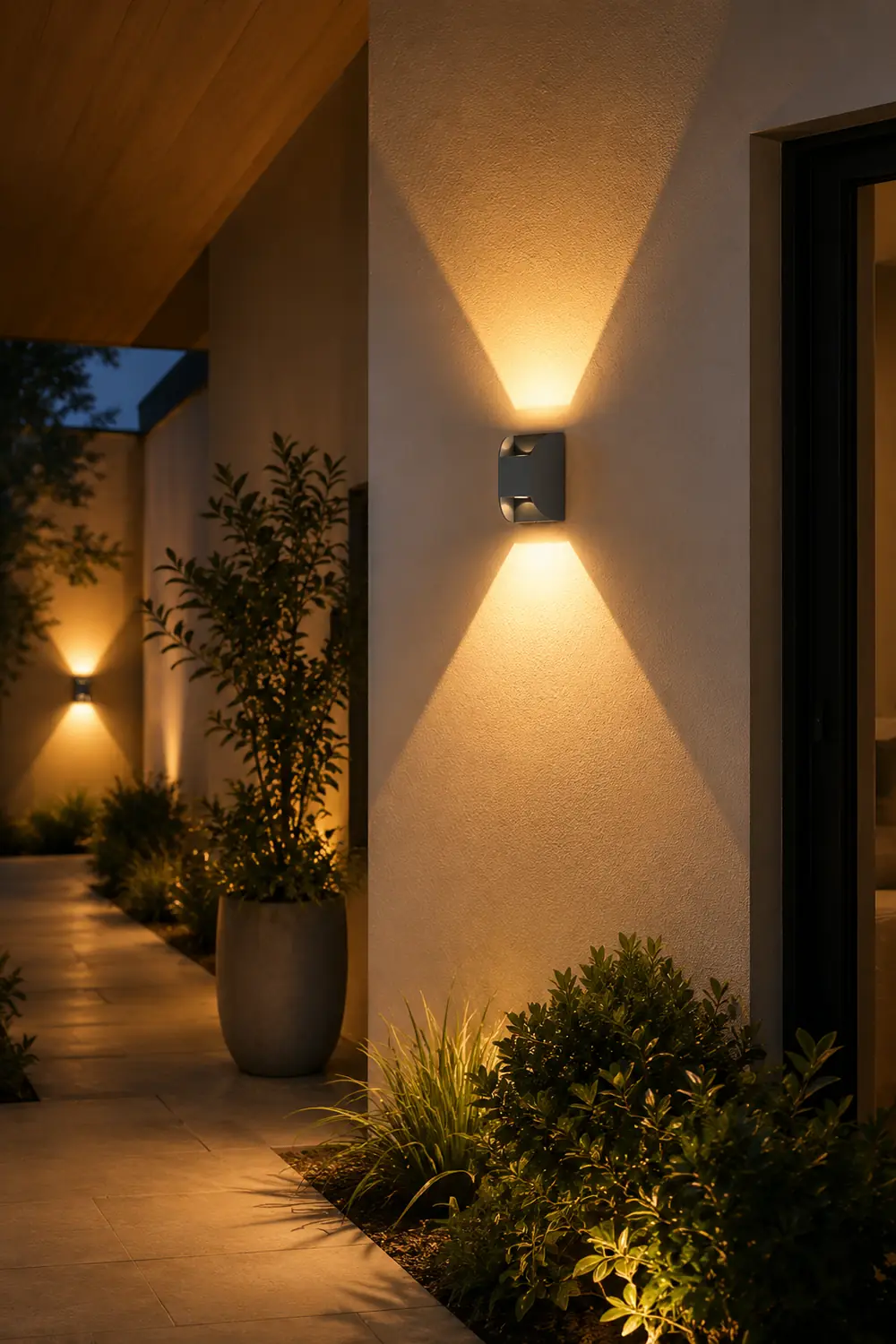 Outdoor Waterproof LED Wall Light for Villa Foyer Garden Corridor Balcony - Lumpaz