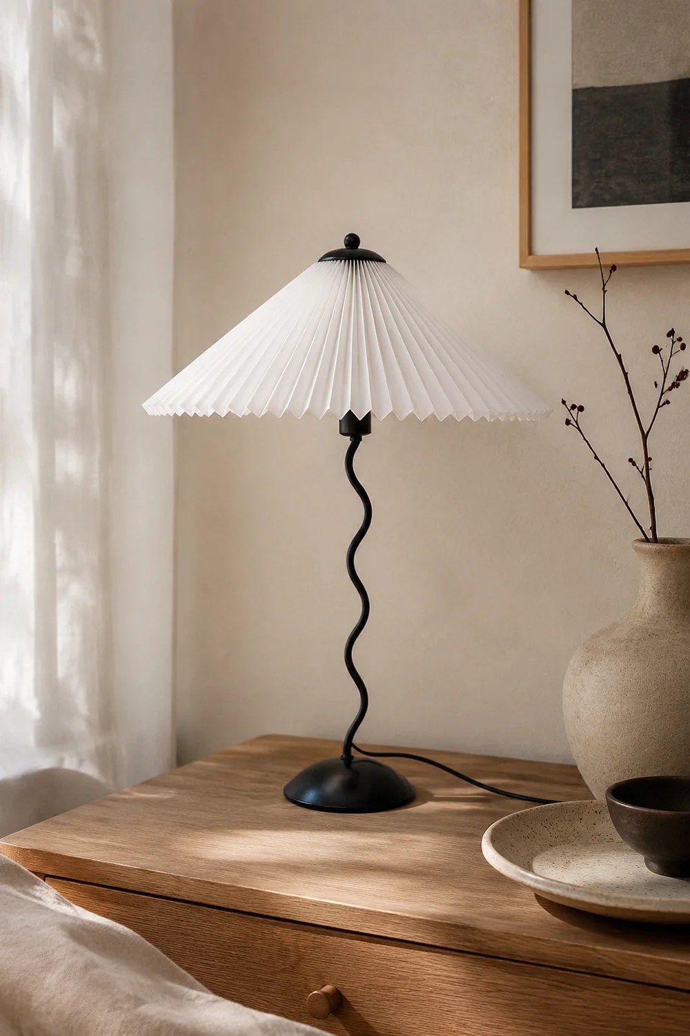 Pleated Table Lamp - Lumpaz