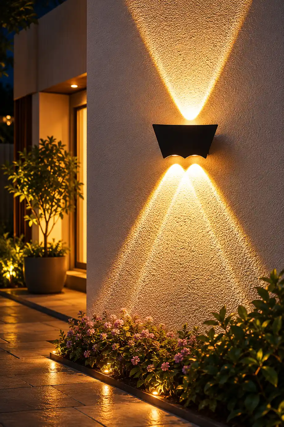 Creative Up and Down Lighting LED Waterproof Black Wall Washer Lights - Lumpaz