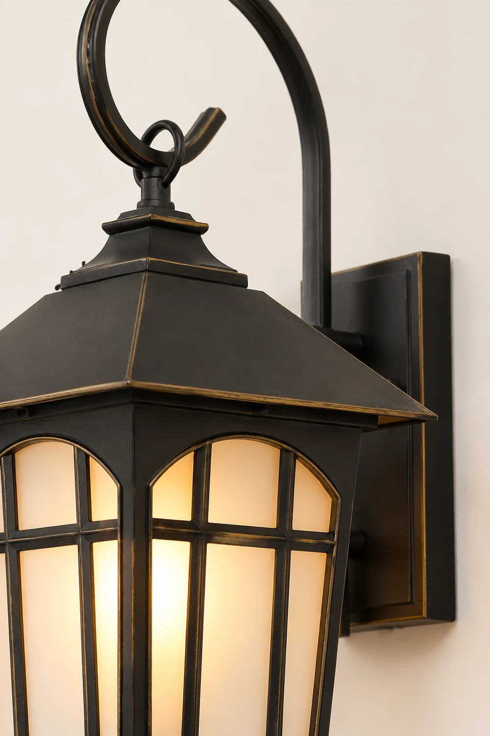 Retro Waterproof Iron Glass Modern Outdoor Wall Lights Wall Sconces Lighting - Lumpaz