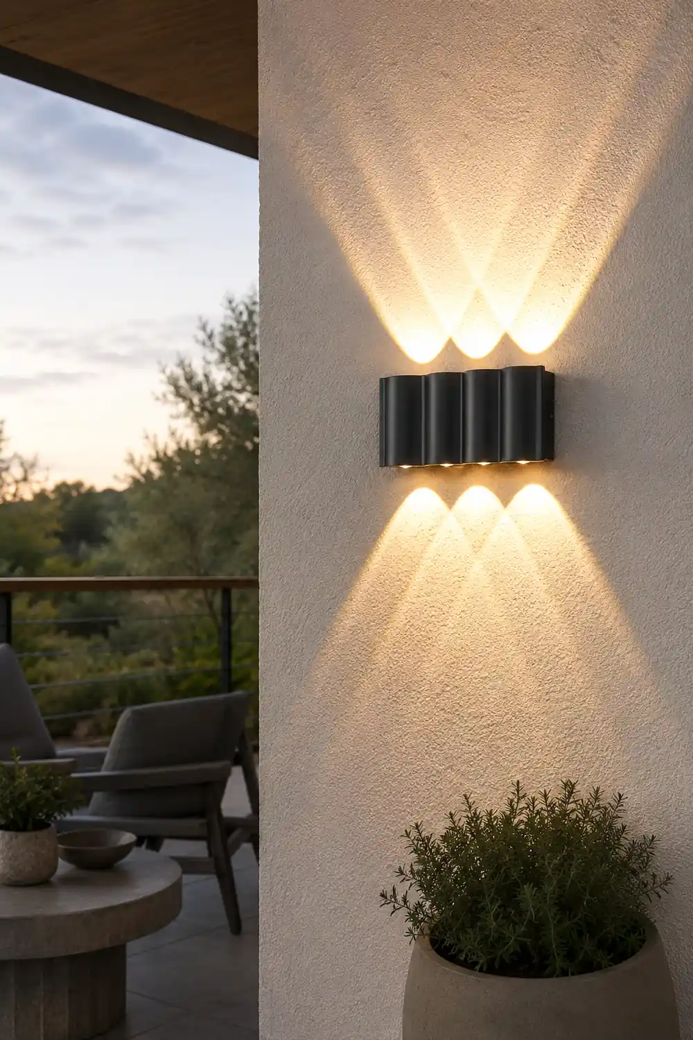 Creative Wave Up and Down Light LED Waterproof Modern Wall Washer Light - Lumpaz