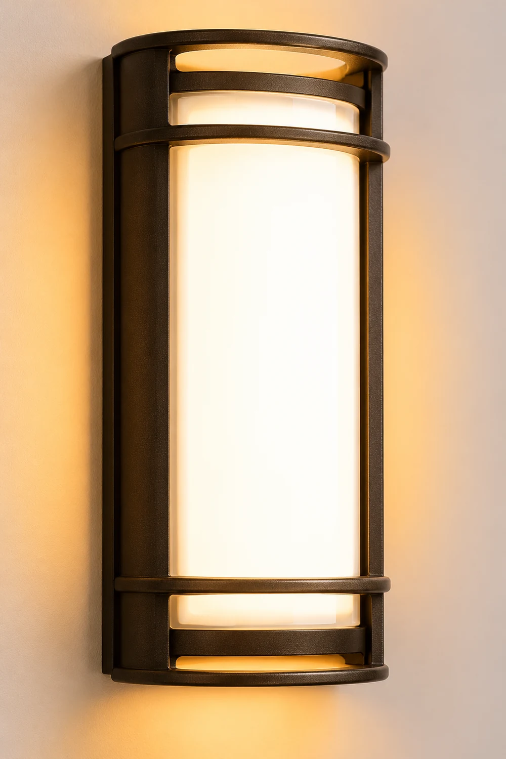 Outdoor Waterproof Double-layer Lampshade Gate Column Exterior Wall Sconces - Lumpaz