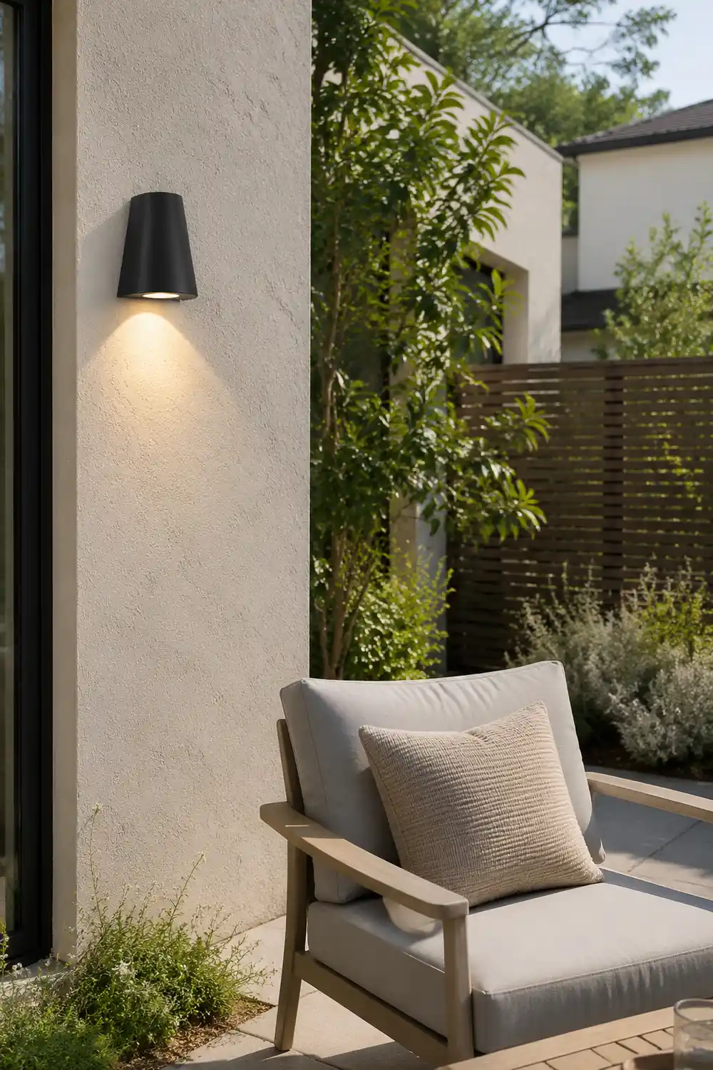 Nordic Minimalist Outdoor LED Waterproof Wall Light for Courtyard Aisle Balcony - Lumpaz