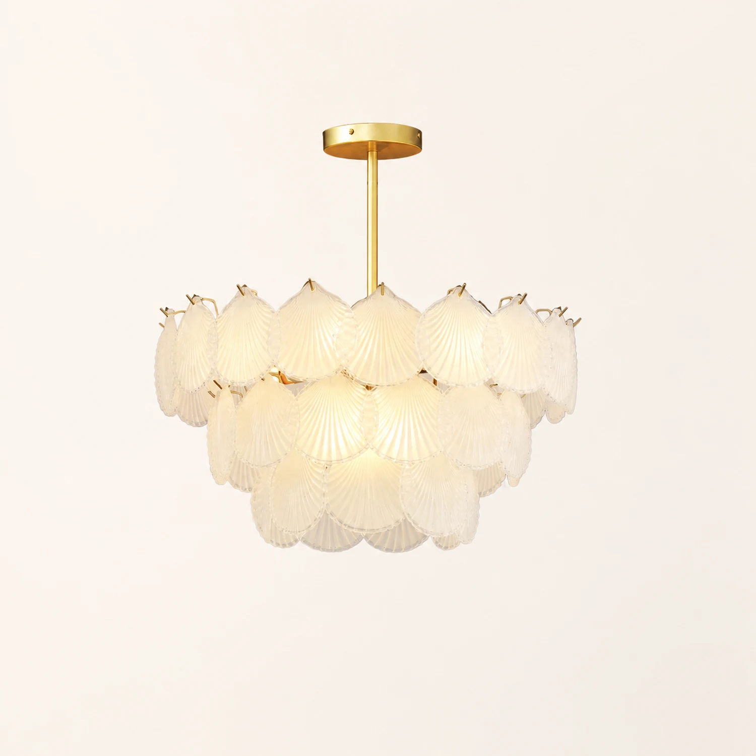 Shell Glass Chandelier - Lumpaz