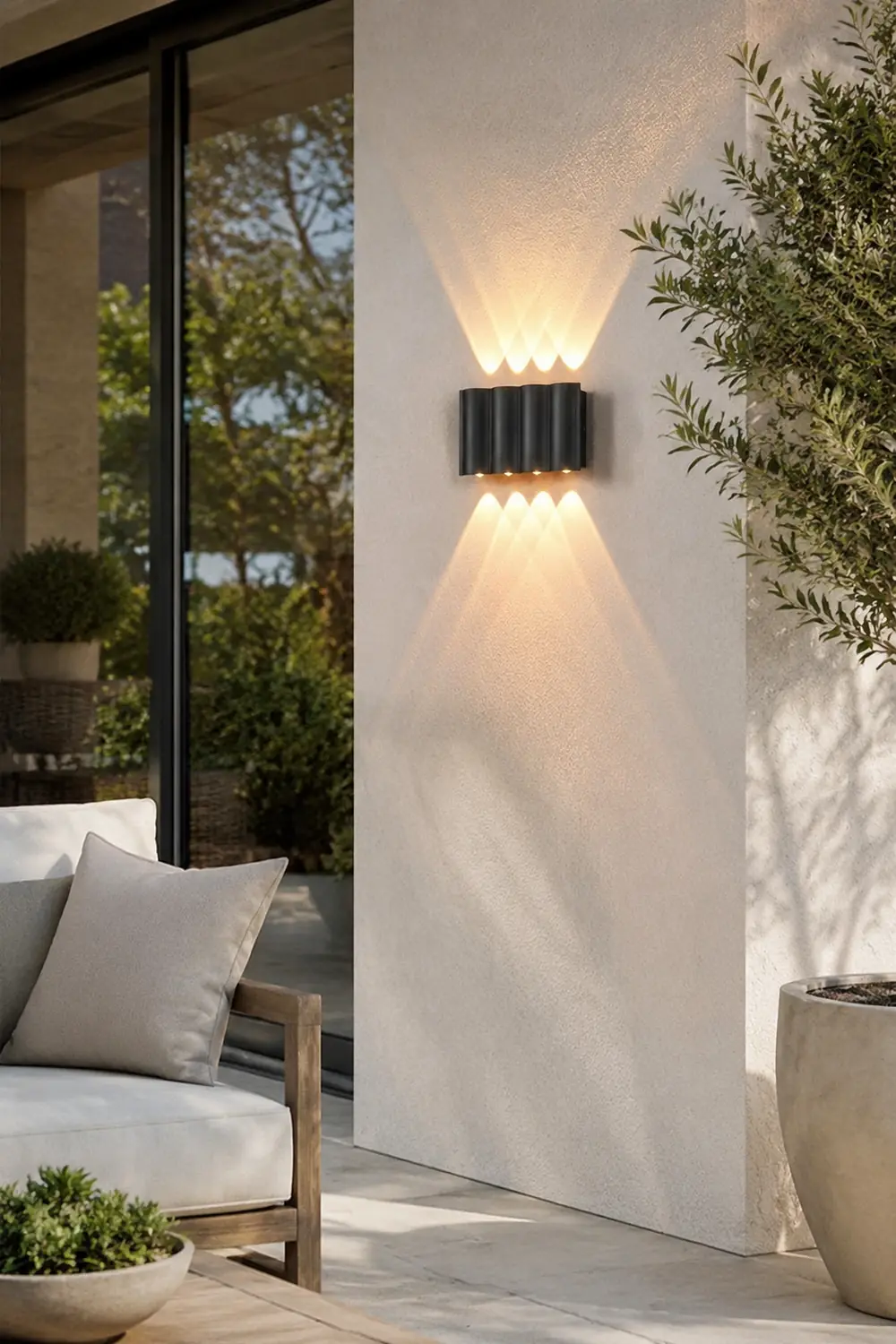 Creative Wave Up and Down Light LED Waterproof Modern Wall Washer Light - Lumpaz
