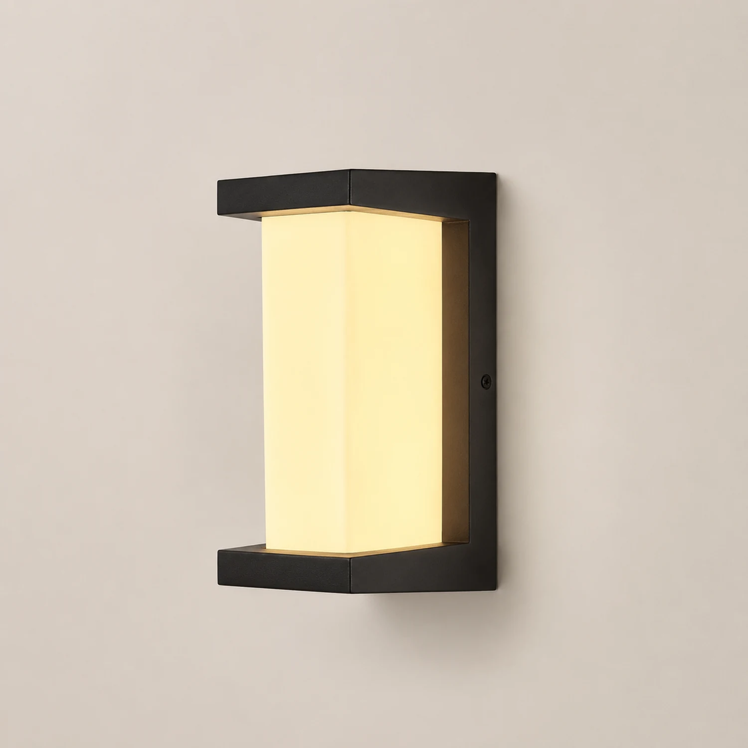 Creative Geometric Waterproof Black Modern Outdoor Wall Lights Wall Lamp - Lumpaz