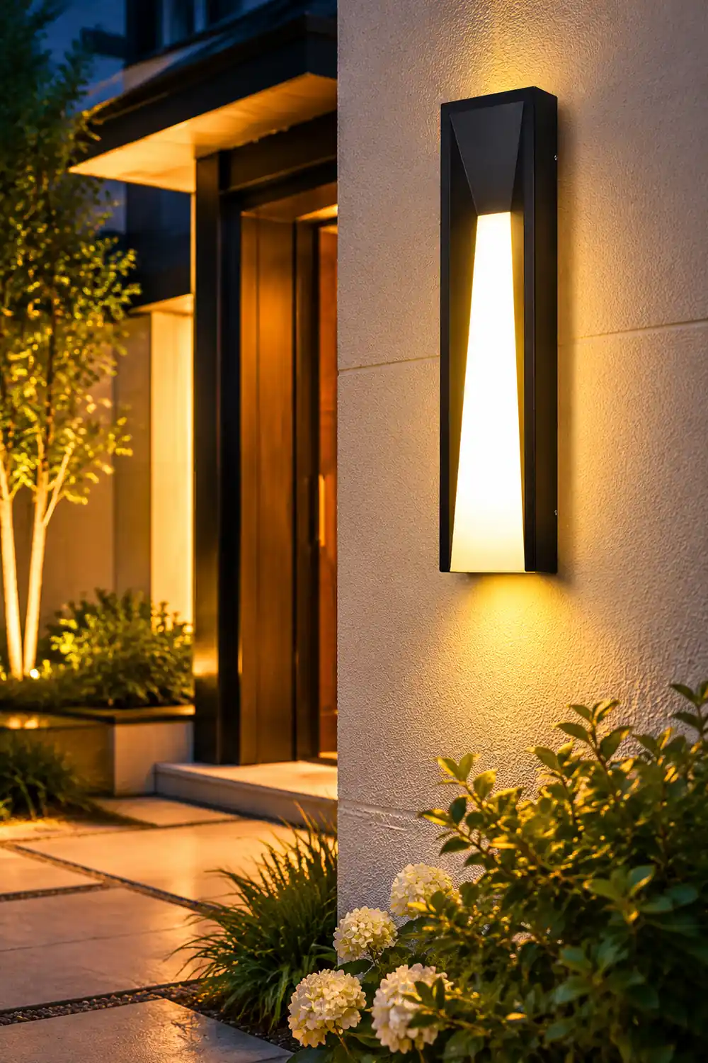 Rectangle 20W LED Waterproof Modern Wall Sconces Lighting Wall Lights Fixture - Lumpaz