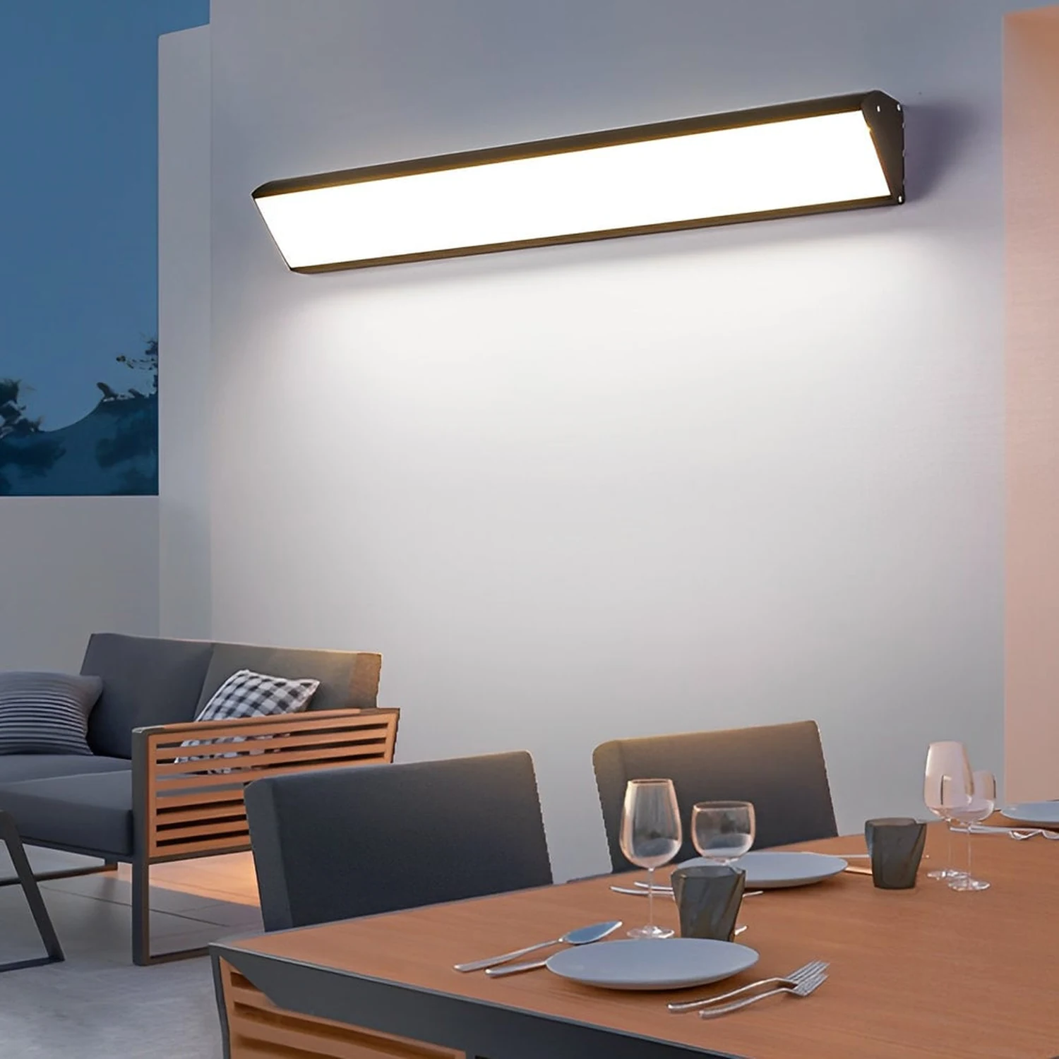 Minimalist Waterproof LED Modern Outdoor Wall Light Fixture Wall Lamp - Lumpaz