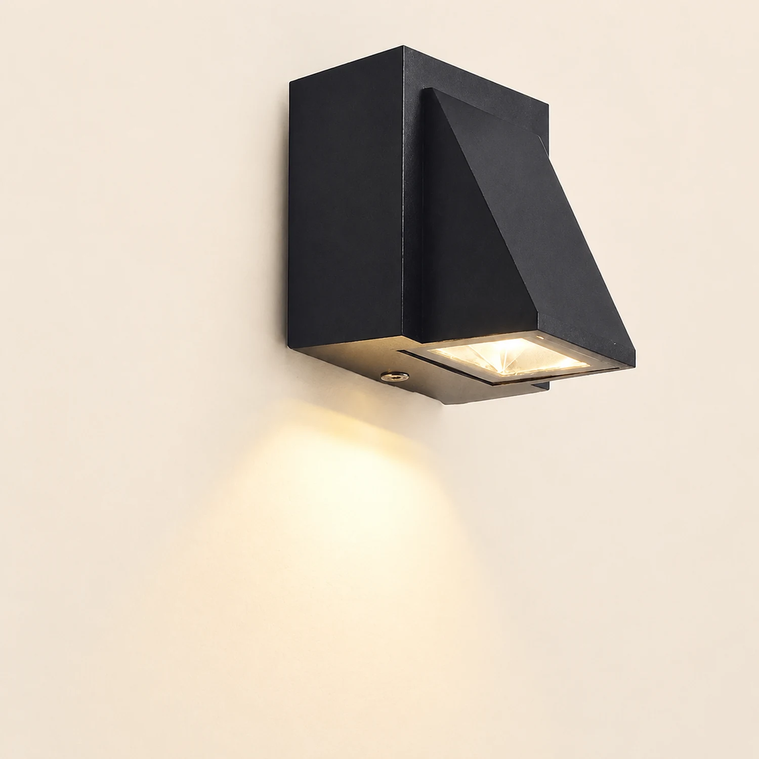 Waterproof LED Up And Down Lighting Black Modern Outdoor Wall Lights - Lumpaz