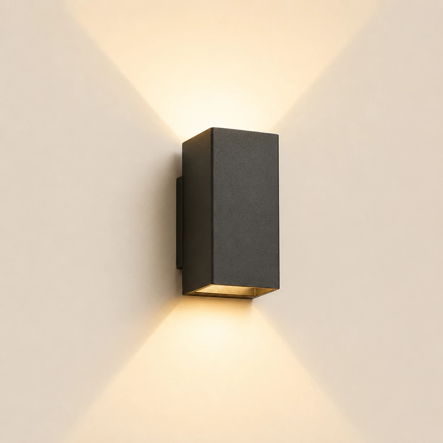 Two Light Effect Optional Waterproof LED Wall Light for Outdoor Villa Courtyard - Lumpaz