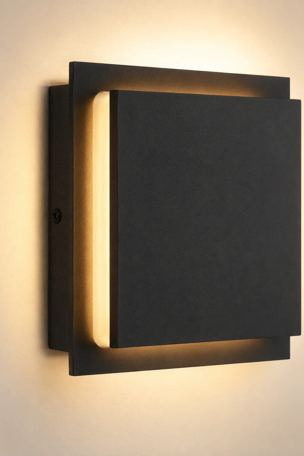 Adjustable Square Waterproof LED Black Modern Outdoor Wall Light Wall Lamp - Lumpaz