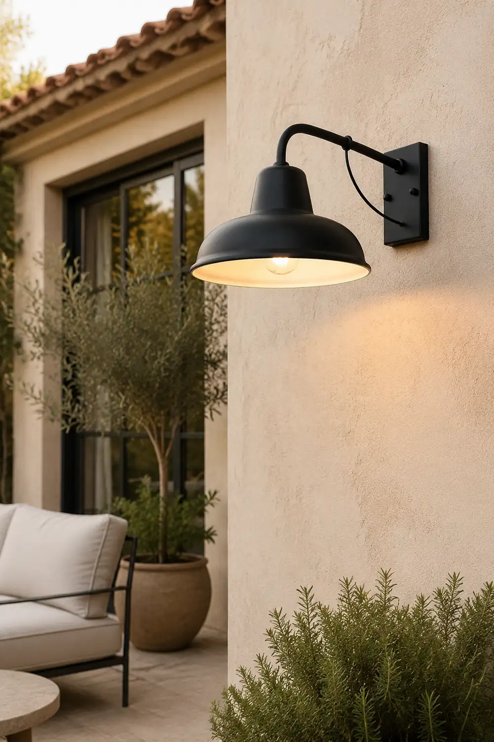 Vintage Trumpet Shaped LED Waterproof Retro Outdoor Wall Lights Wall Lamp - Lumpaz