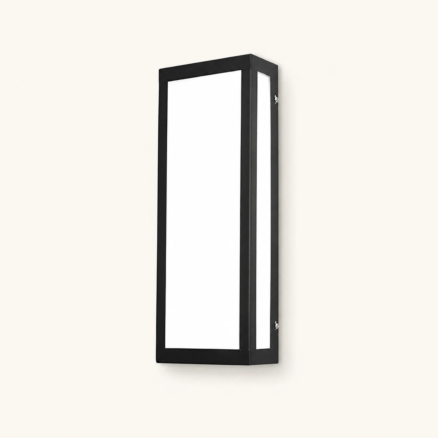 Rectangular LED Waterproof Black Modern Outdoor Exterior Light Wall Lamp - Lumpaz