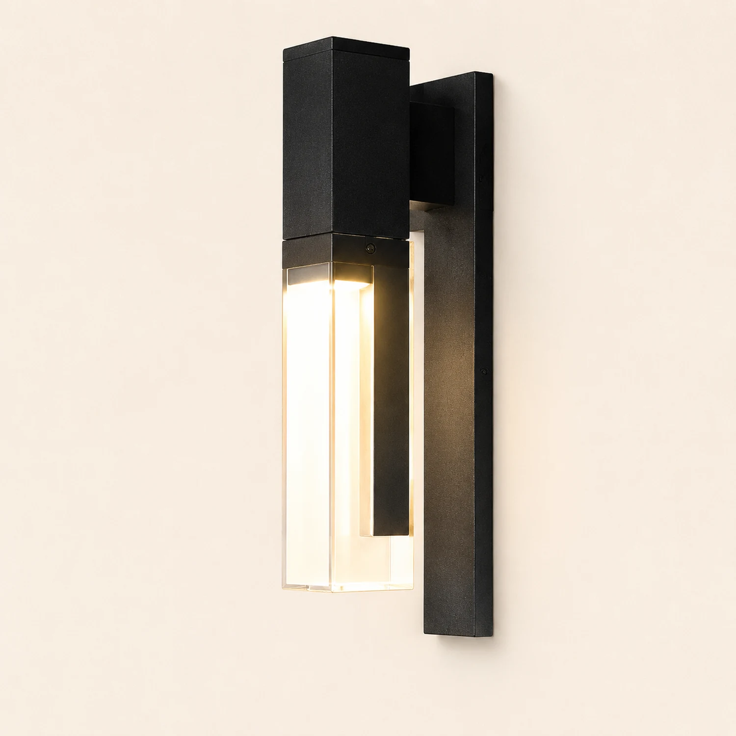 Square Up and Down Lighting LED Waterproof Modern Outdoor Wall Lights - Lumpaz
